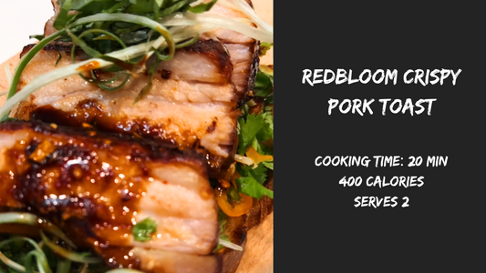 Redbloom Crispy Pork Toast Recipe