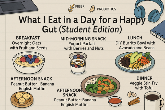 What I Eat in a Day for a Happy Gut (Student Edition)