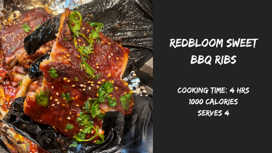 3.11 Redbloom Sweet BBQ Ribs (4hrs, 1000 cal, serves 4)