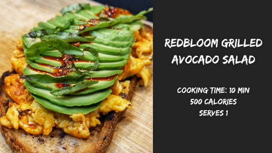 3.13 Chili Egg Avocado Toast (10 min, 500 calories, serves 1)