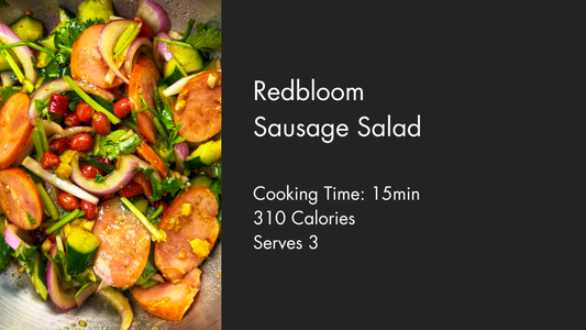 The Ultimate Savory Sausage Salad: A Fusion Flavor Bomb