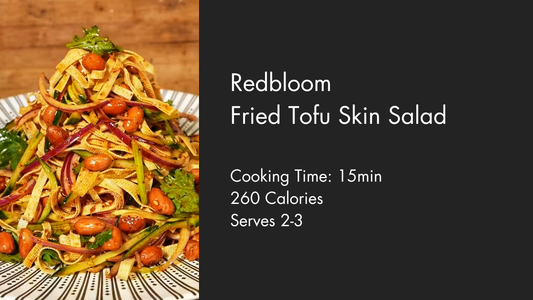Savory Fried Tofu Skin Salad: A High-Protein, Flavor-Packed Crunch