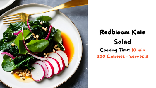 A Quick and Healthy Recipe: How to Make Redbloom Kale Salad